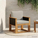 vidaXL Buiten bank set Massief Acacia Hout Naturel
