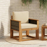 vidaXL Buiten bank set Massief Acacia Hout Naturel