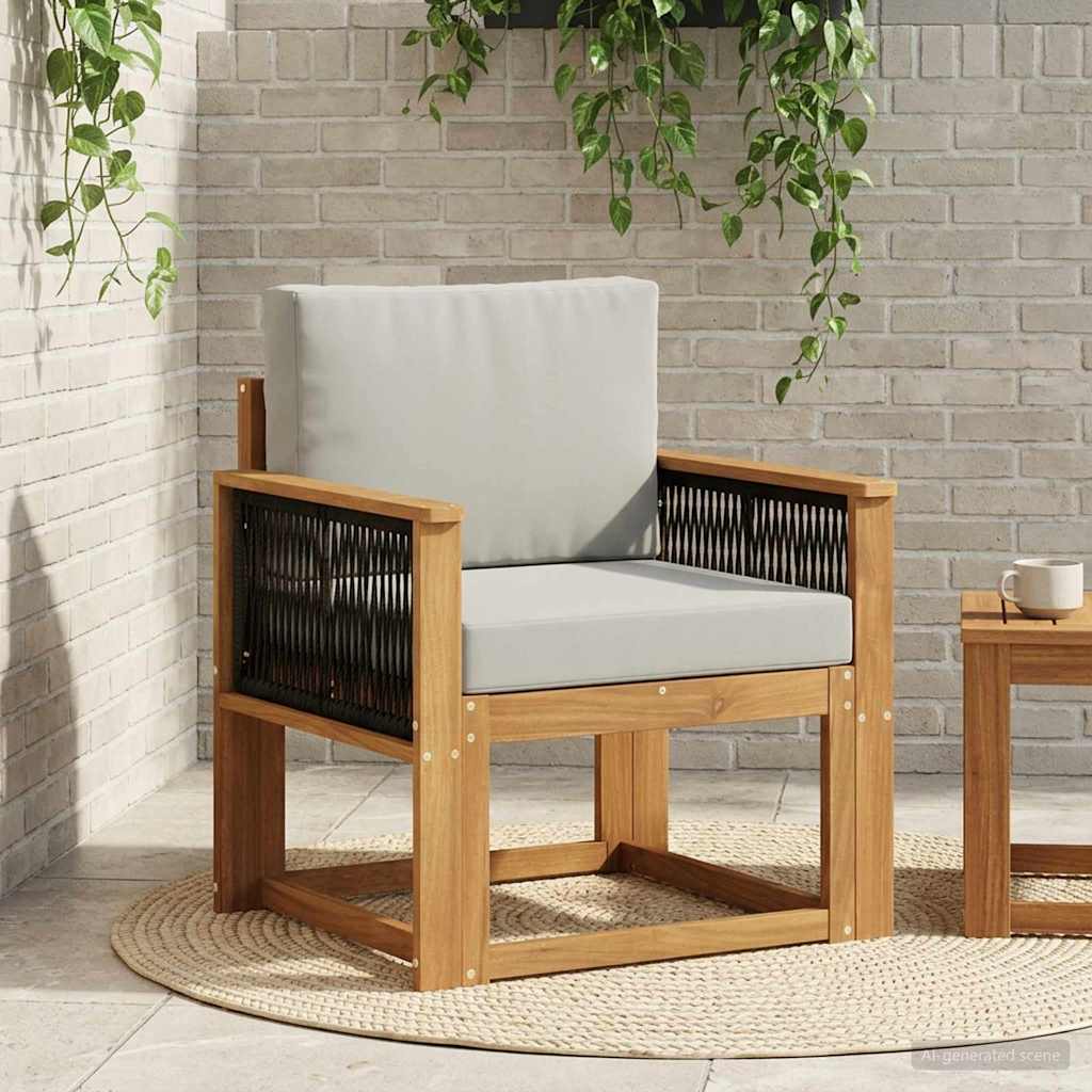 vidaXL Buiten bank set Massief Acacia Hout Naturel