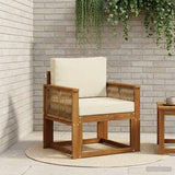 vidaXL Buiten bank set Massief Acacia Hout Naturel
