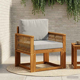 vidaXL Buiten bank set Massief Acacia Hout Naturel