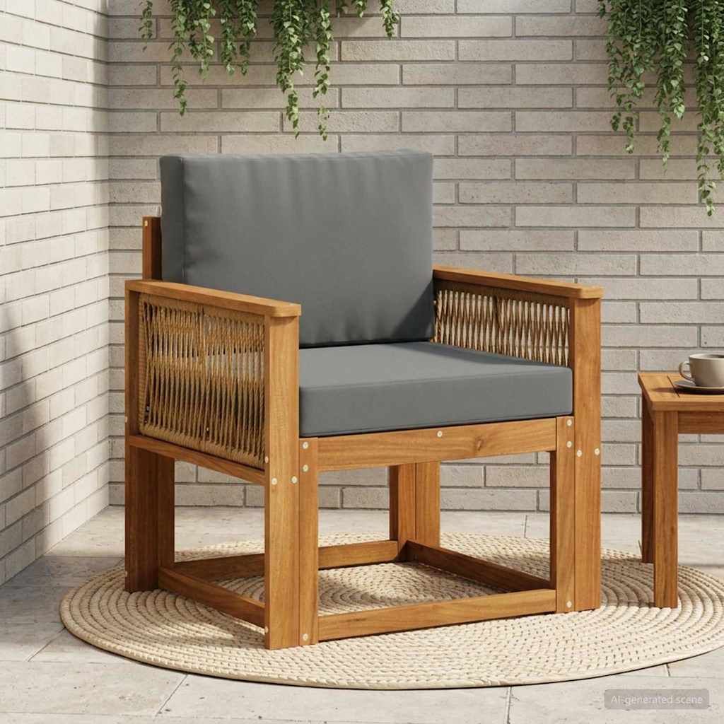 vidaXL Buiten bank set Massief Acacia Hout Naturel