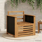 vidaXL Outdoor Sofa Solid Acacia Wood Natural