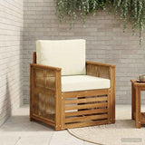 vidaXL Outdoor Sofa Solid Acacia Wood Natural