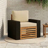 vidaXL Outdoor Sofa Solid Acacia Wood Natural