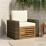 vidaXL Outdoor Sofa Solid Acacia Wood Natural