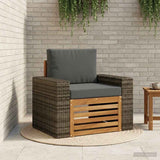 vidaXL Outdoor Sofa Solid Acacia Wood Natural