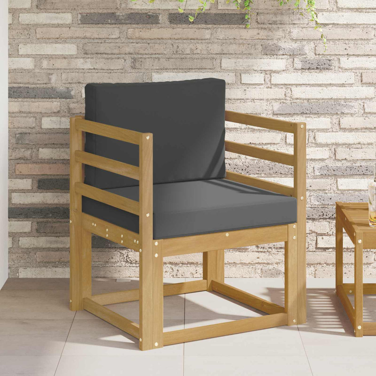 vidaXL Buiten bank set Massief Acacia Hout Naturel