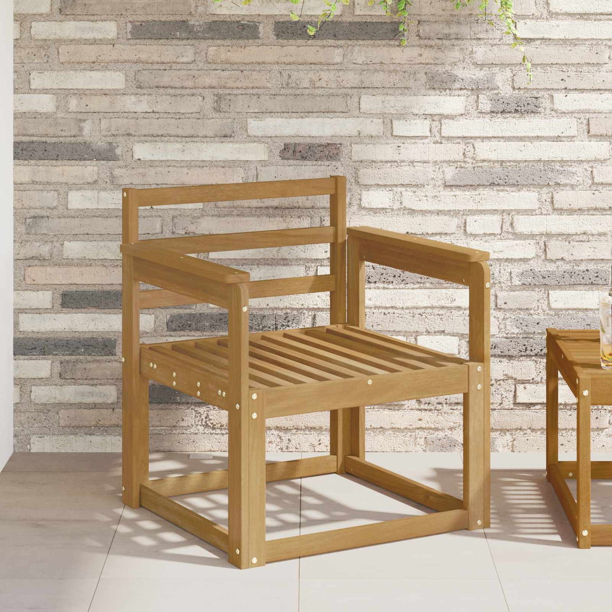 vidaXL Buiten bank set Massief Acacia Hout Naturel
