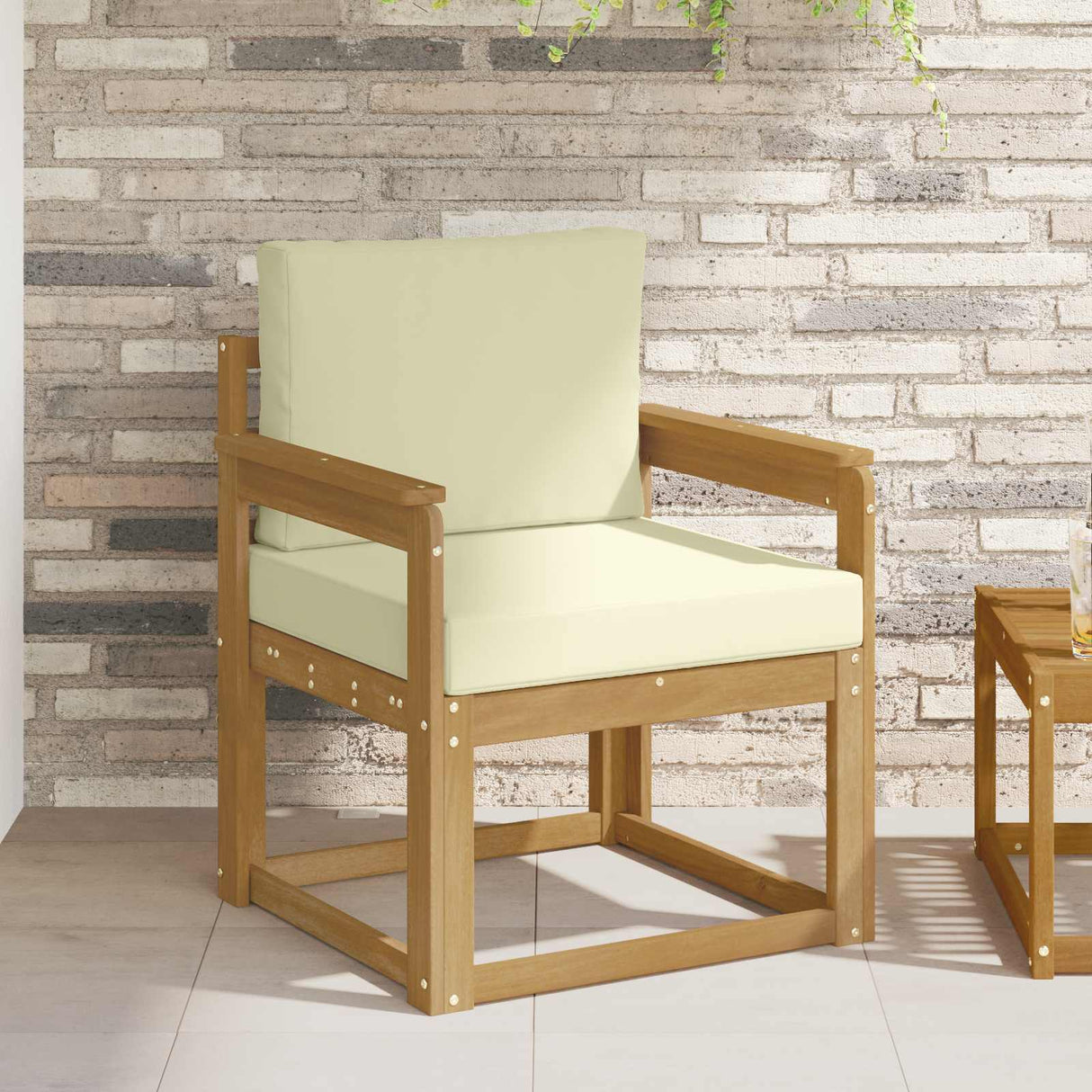 vidaXL Buiten bank set Massief Acacia Hout Naturel