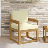 vidaXL Buiten bank set Massief Acacia Hout Naturel