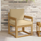 vidaXL Buiten bank set Massief Acacia Hout Naturel