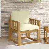 vidaXL Buiten bank set Massief Acacia Hout Naturel