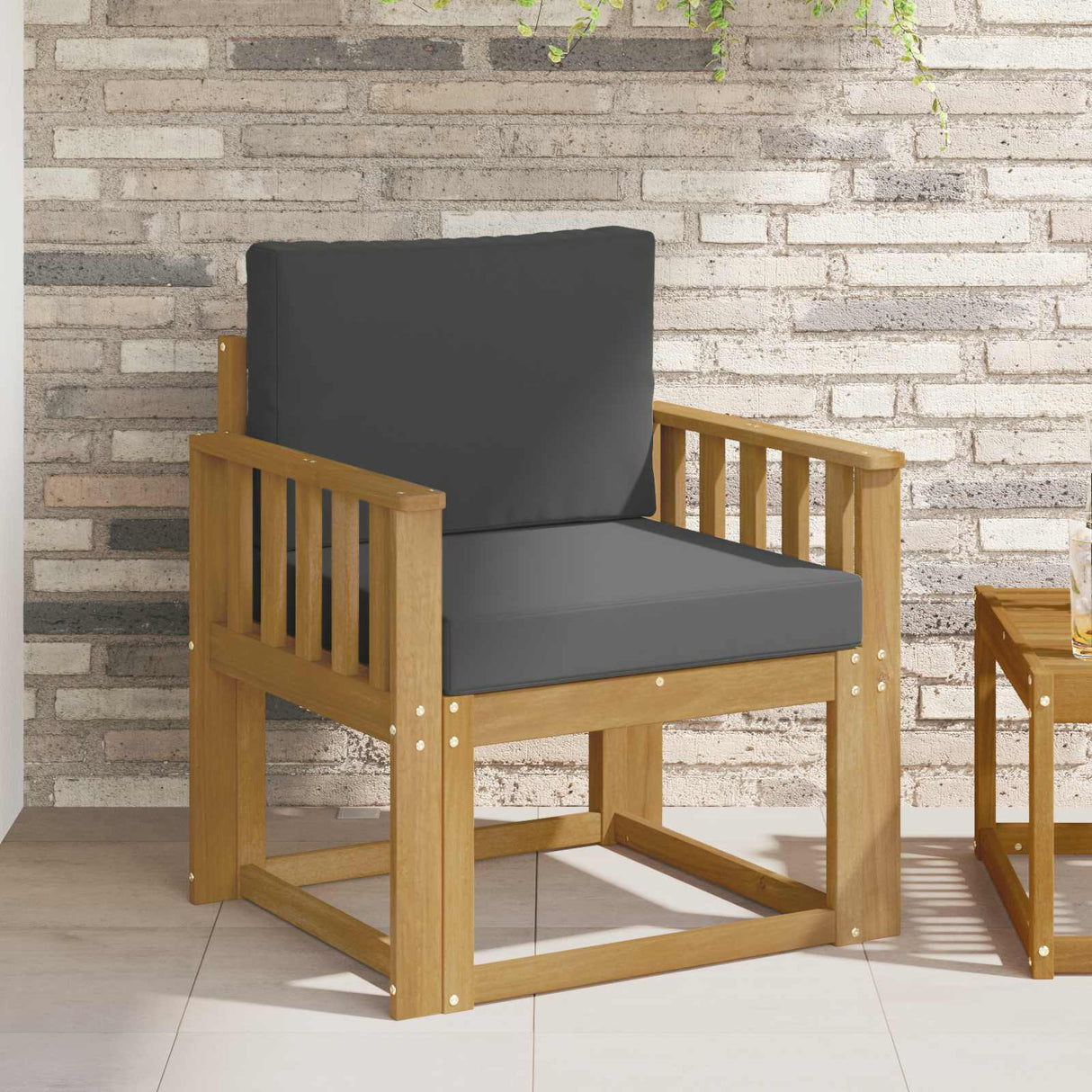 vidaXL Buiten bank set Massief Acacia Hout Naturel
