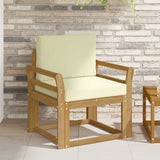 vidaXL Buiten bank set Massief Acacia Hout Naturel