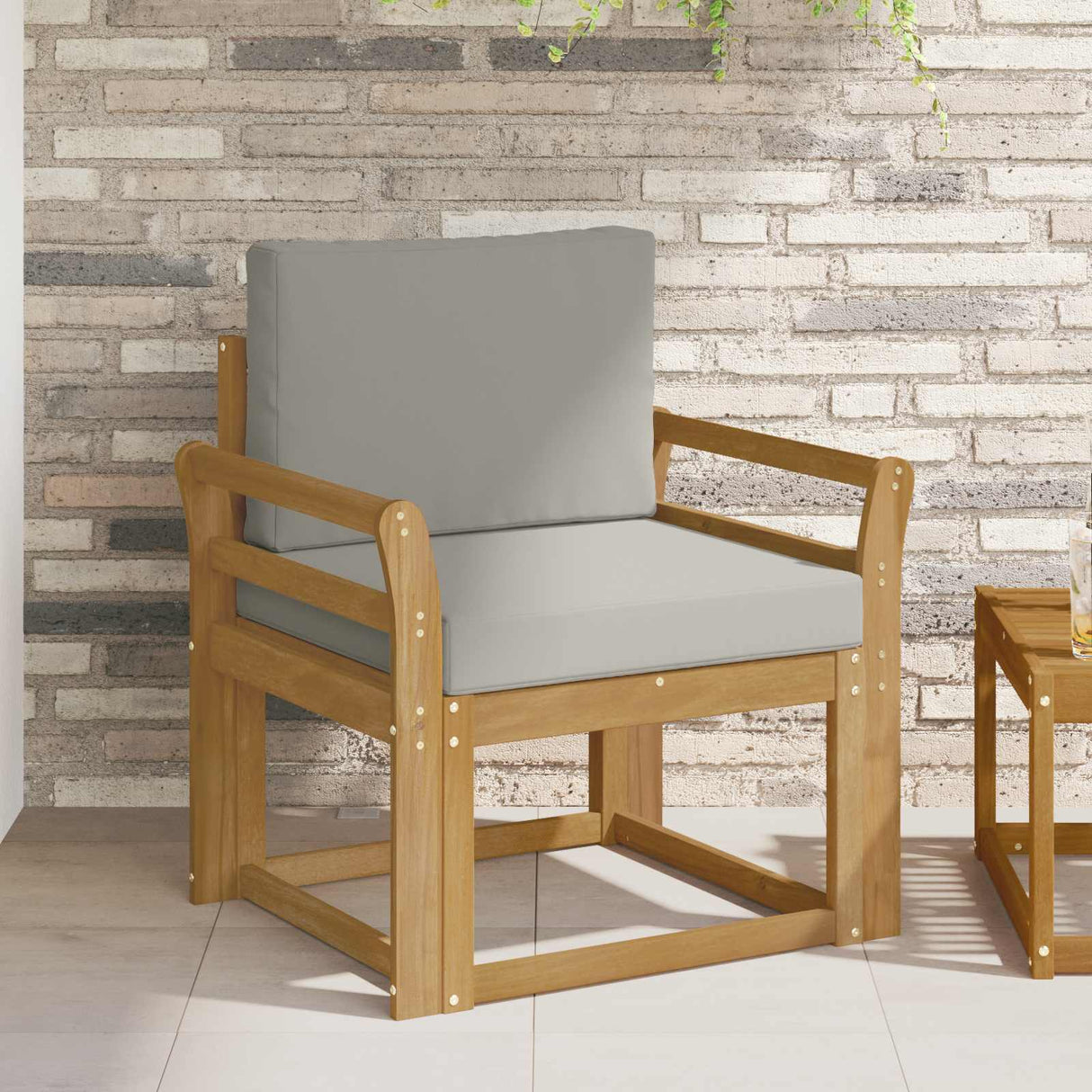 vidaXL Buiten bank set Massief Acacia Hout Naturel