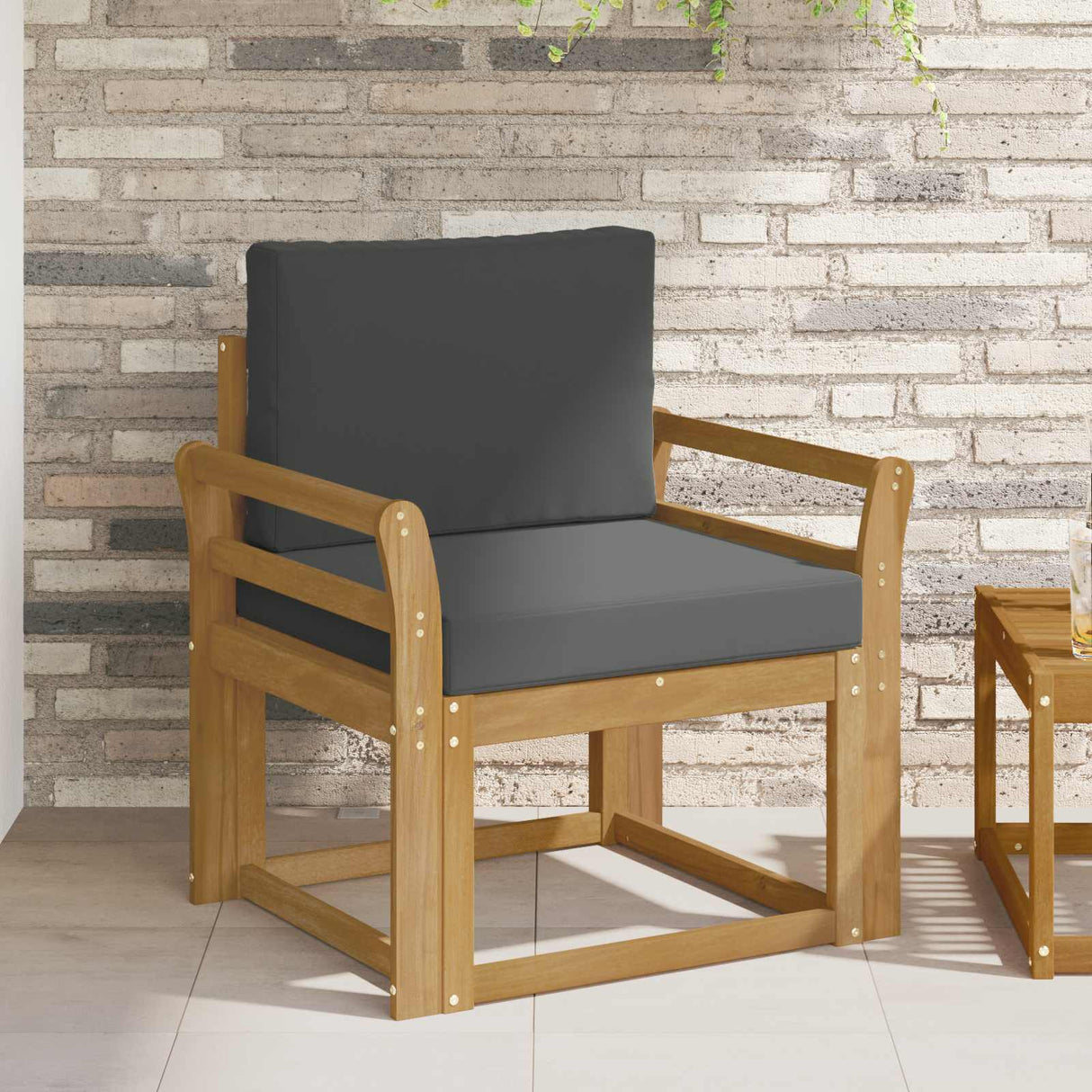 vidaXL Buiten bank set Massief Acacia Hout Naturel