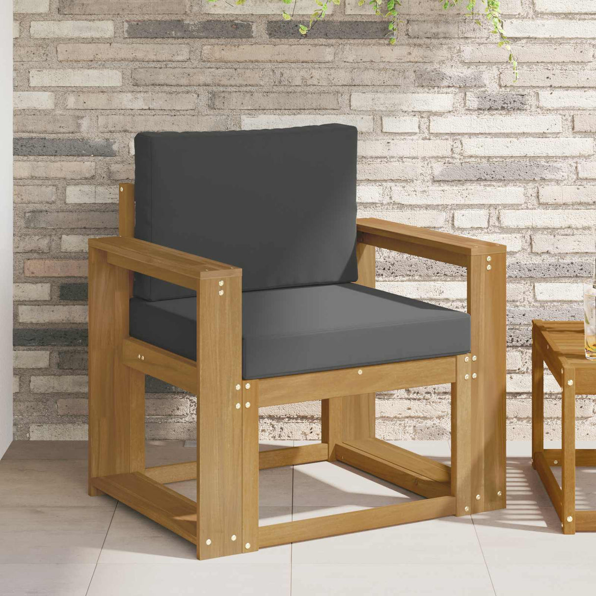 vidaXL Buiten bank set Massief Acacia Hout Naturel