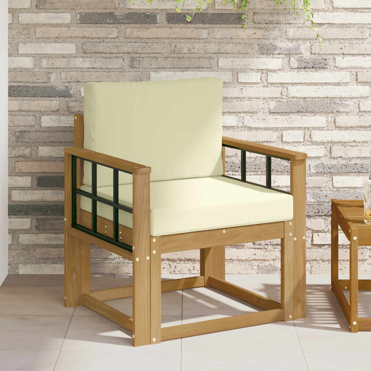 vidaXL Buiten bank set Massief Acacia Hout Naturel