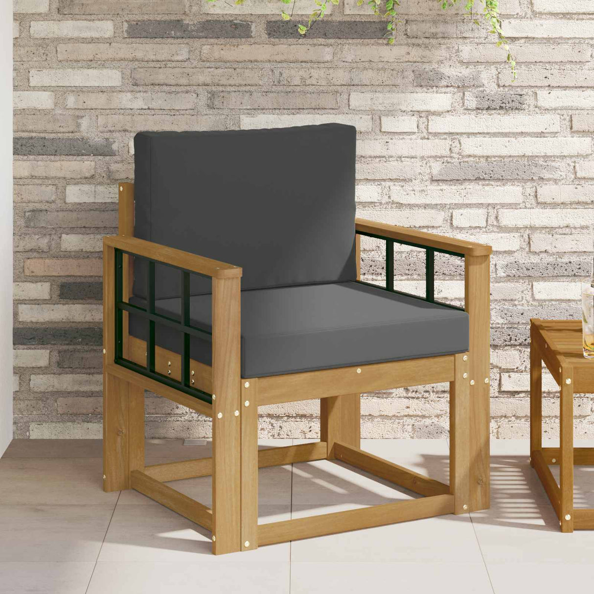 vidaXL Buiten bank set Massief Acacia Hout Naturel