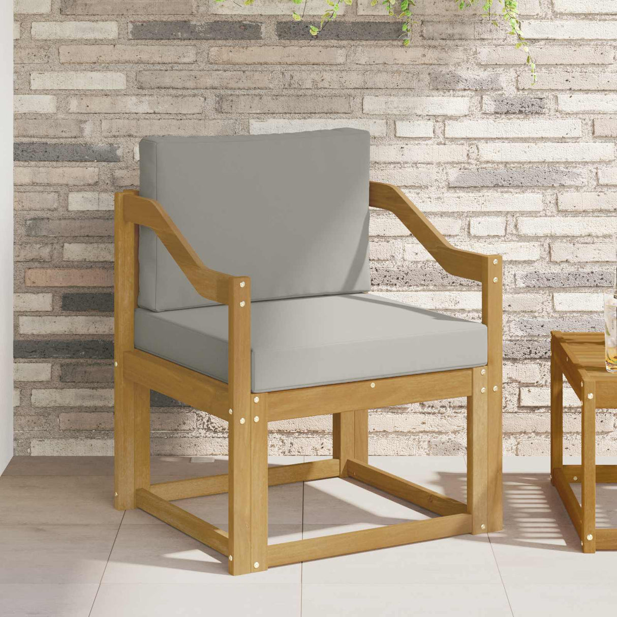 vidaXL Buiten bank set Massief Acacia Hout Naturel