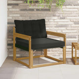vidaXL Buiten bank set Massief Acaciahout en Textilene Naturel