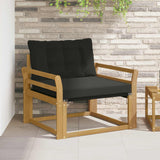 vidaXL Buiten bank set Massief Acaciahout en Textilene Naturel