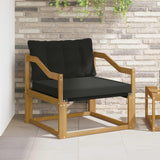 vidaXL Buiten bank set Massief Acaciahout en Textilene Naturel