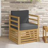 vidaXL Outdoor Sofa Solid Acacia Wood Natural