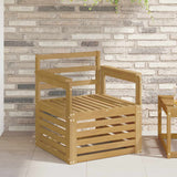 vidaXL Outdoor Sofa Solid Acacia Wood Natural