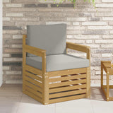 vidaXL Outdoor Sofa Solid Acacia Wood Natural