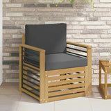 vidaXL Outdoor Sofa Solid Acacia Wood Natural