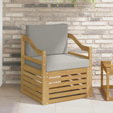 vidaXL Outdoor Sofa Solid Acacia Wood Natural