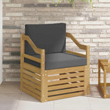 vidaXL Outdoor Sofa Solid Acacia Wood Natural