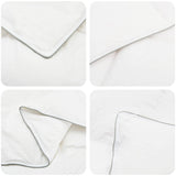 vidaXL Duvet and Pillow Set 2 pcs 135x200 cm 4 Seasons 220 GSM Wool