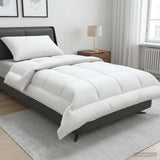 vidaXL Duvet and Pillow Set 2 pcs 135x200 cm Summer 200 GSM Wool White