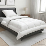vidaXL Duvet and Pillow Set 2 pcs 135x200 cm Summer 200 GSM Wool White