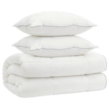 vidaXL Duvet and Pillow Set 3 pcs 200x200 cm 4 Seasons 140+220 GSM