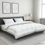 vidaXL Duvet and Pillow Set 3 pcs 200x200 cm 4 Seasons 140+220 GSM