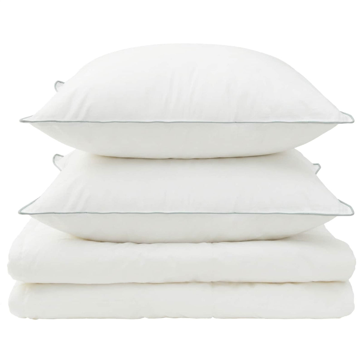 vidaXL Duvet and Pillow Set 3 pcs 200x200 cm Summer 200 GSM Wool White