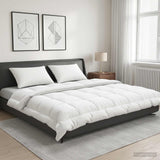 vidaXL Duvet and Pillow Set 3 pcs 200x200 cm Summer 200 GSM Wool White