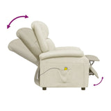 vidaXL Massage Chair Artificial Leather Black