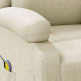 vidaXL Massage Chair Artificial Leather Black