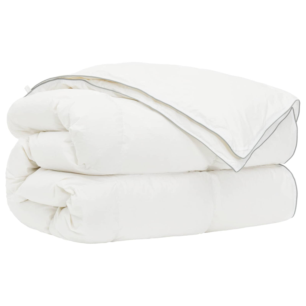 vidaXL 90% Ganzendons Deken Set FULDA 2 st 135 x 200 cm Alle seizoenen