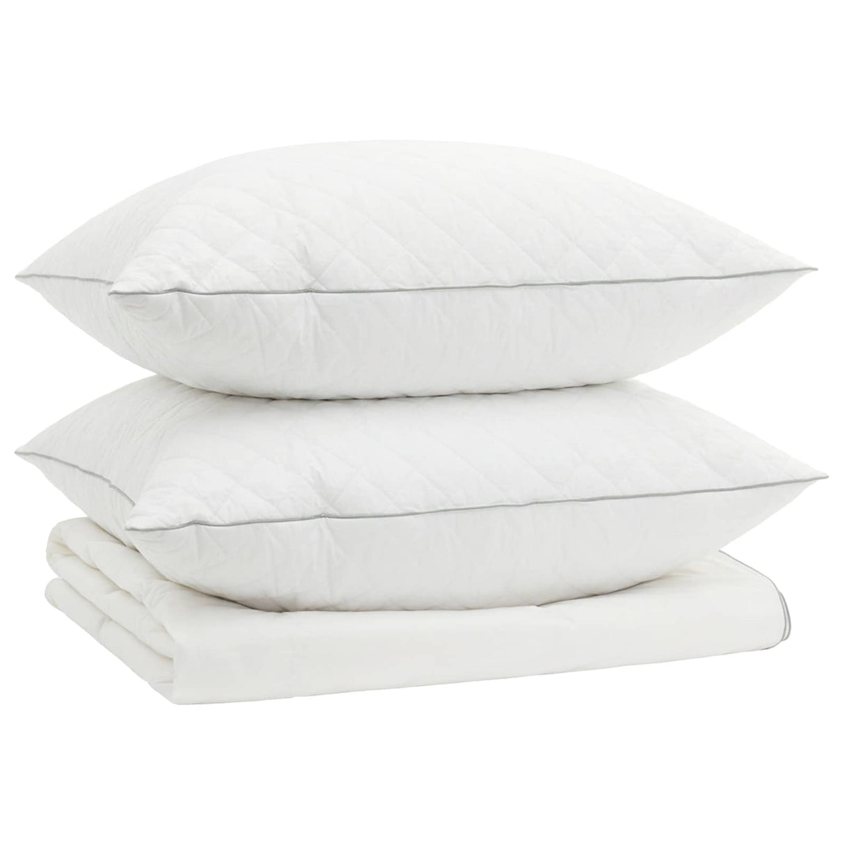 vidaXL 90% Ganzendons Deken Set FULDA 3 st 200 x 200 cm Zomer 100 GSM