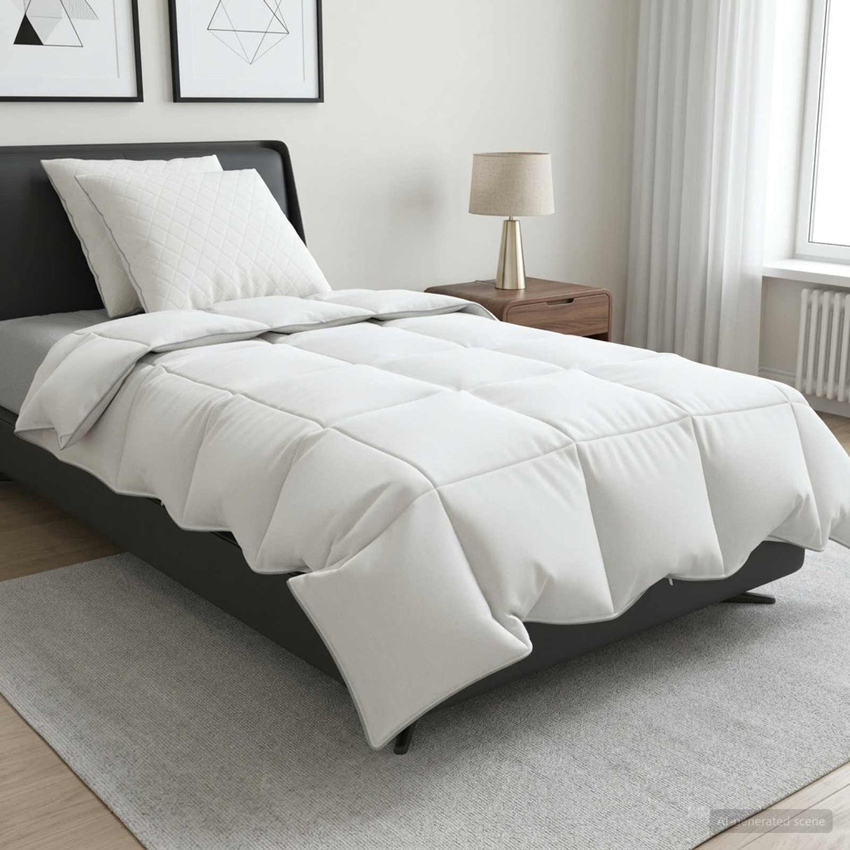 vidaXL 90% Ganzendons Deken Set FULDA 3 st 200 x 200 cm Zomer 100 GSM