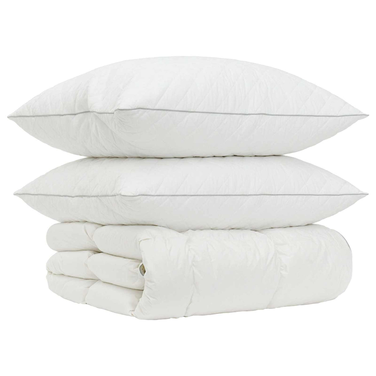 vidaXL 90% Ganzendons Deken Set FULDA 3 st 200 x 200 cm Alle seizoenen