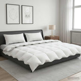 vidaXL 90% Ganzendons Deken Set FULDA 3 st 200 x 200 cm Alle seizoenen