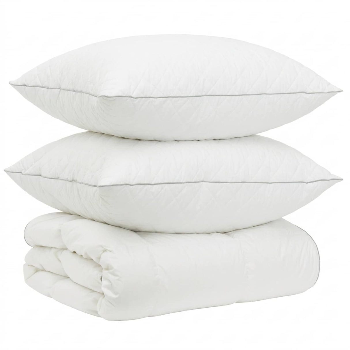 vidaXL 90% Ganzendons Deken Set FULDA 3 st 200 x 200 cm Alle seizoenen