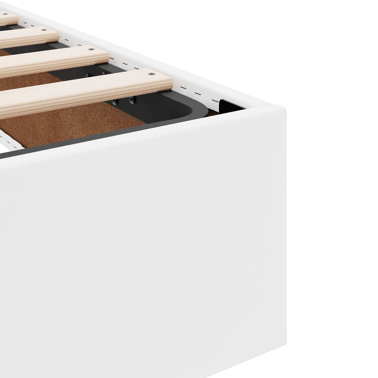 vidaXL Ottoman Bed Frame with Storage Black 90 x 190 cm Faux Leather